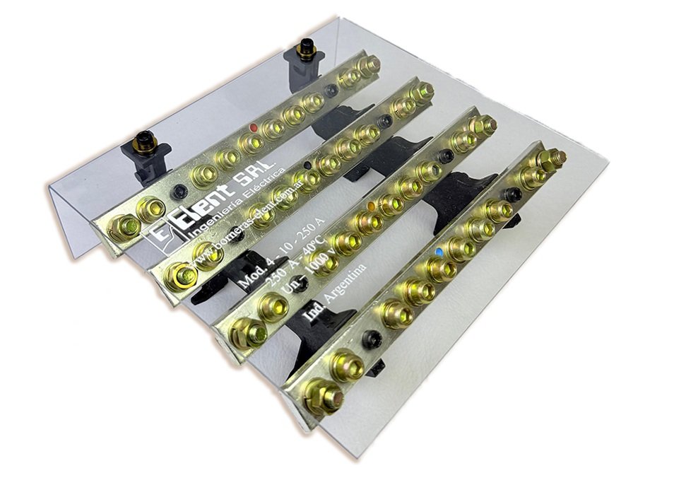 DISTRIBUIDOR ELENT 4X250A 10 TORNILLOS PROFESIONAL